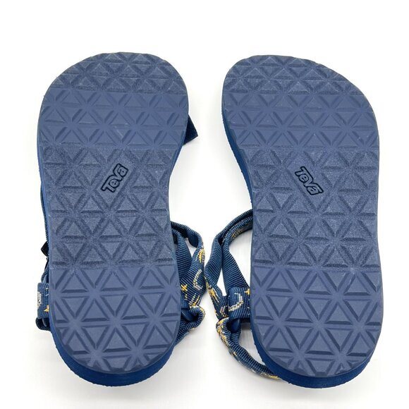 Teva Womens Size 9 Navy Blue Gold Original Universal Sun Moon Celestial Sandals - Picture 9 of 13